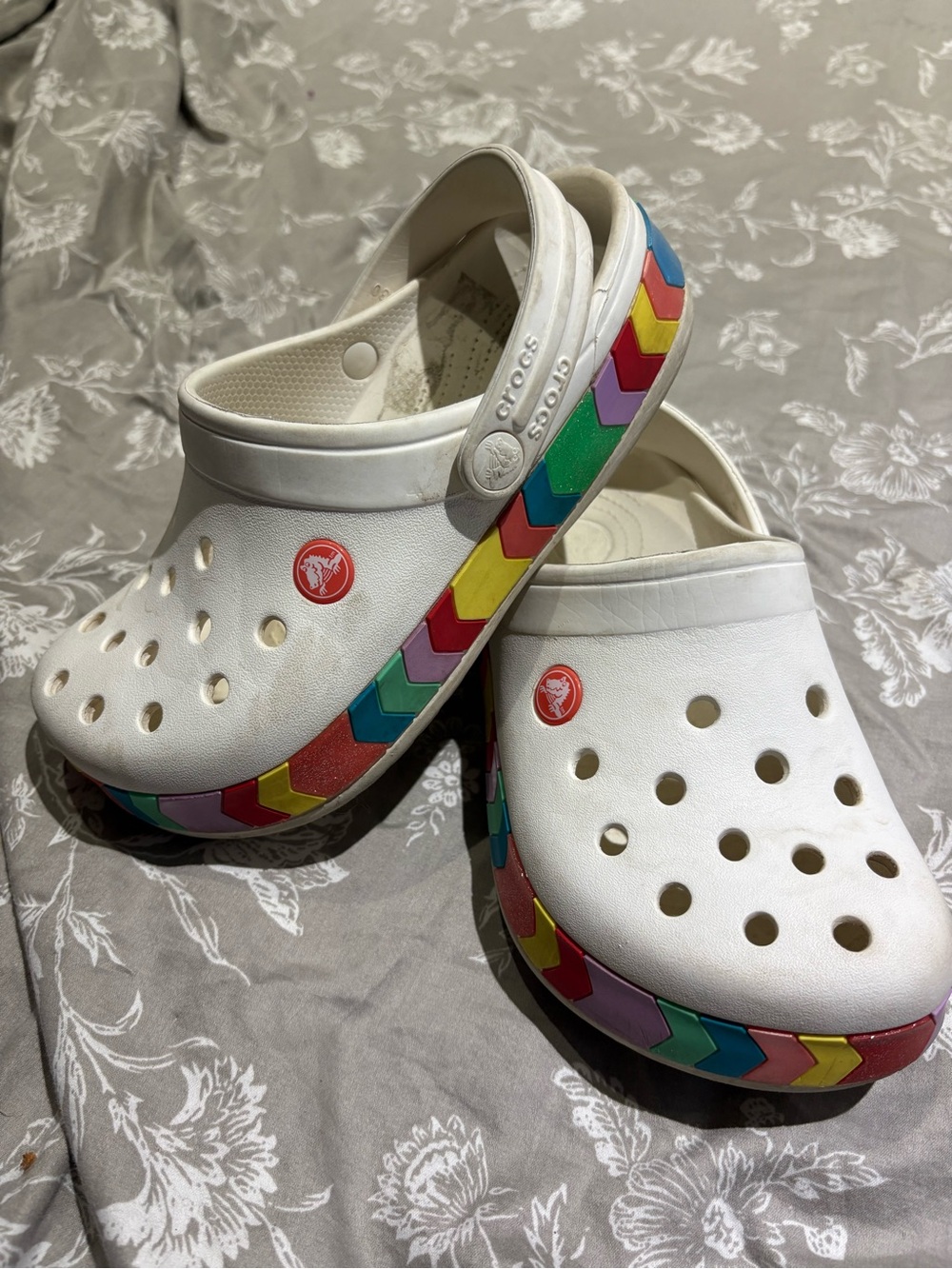 Crocs rainbow 3 white